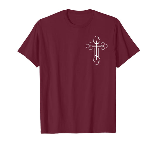 Eastern Orthodox Cross Russian Orthodox Cross Christianity T-Shirt