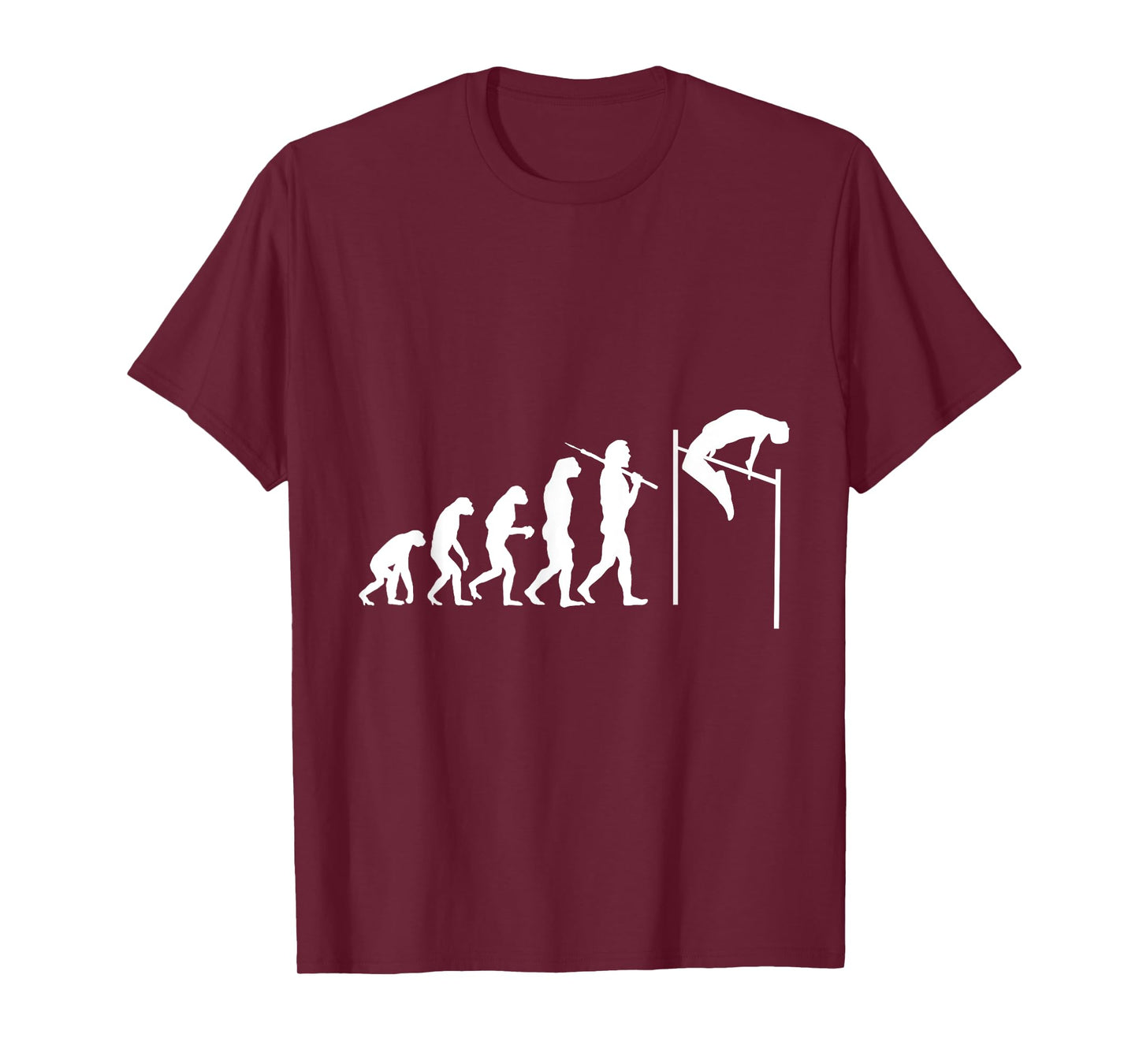 Funny Evolution High Jump Athletics T-Shirt
