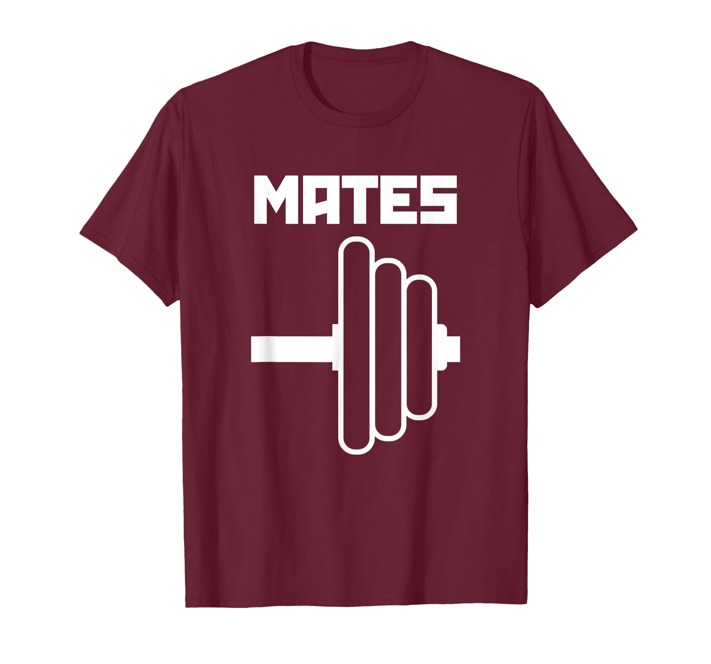 Swole Mates Cute Workout Couples Valentines Day Gym Fitness T-Shirt