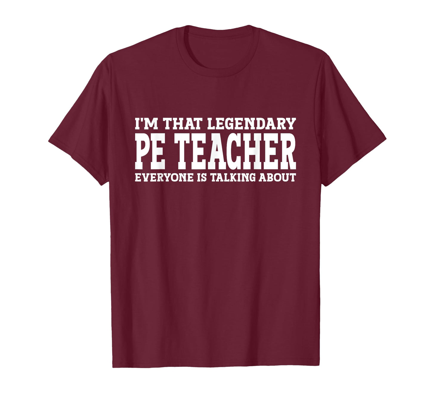 PE Teacher Job Title Employee Funny Worker PE Teacher T-Shirt for Men Women
