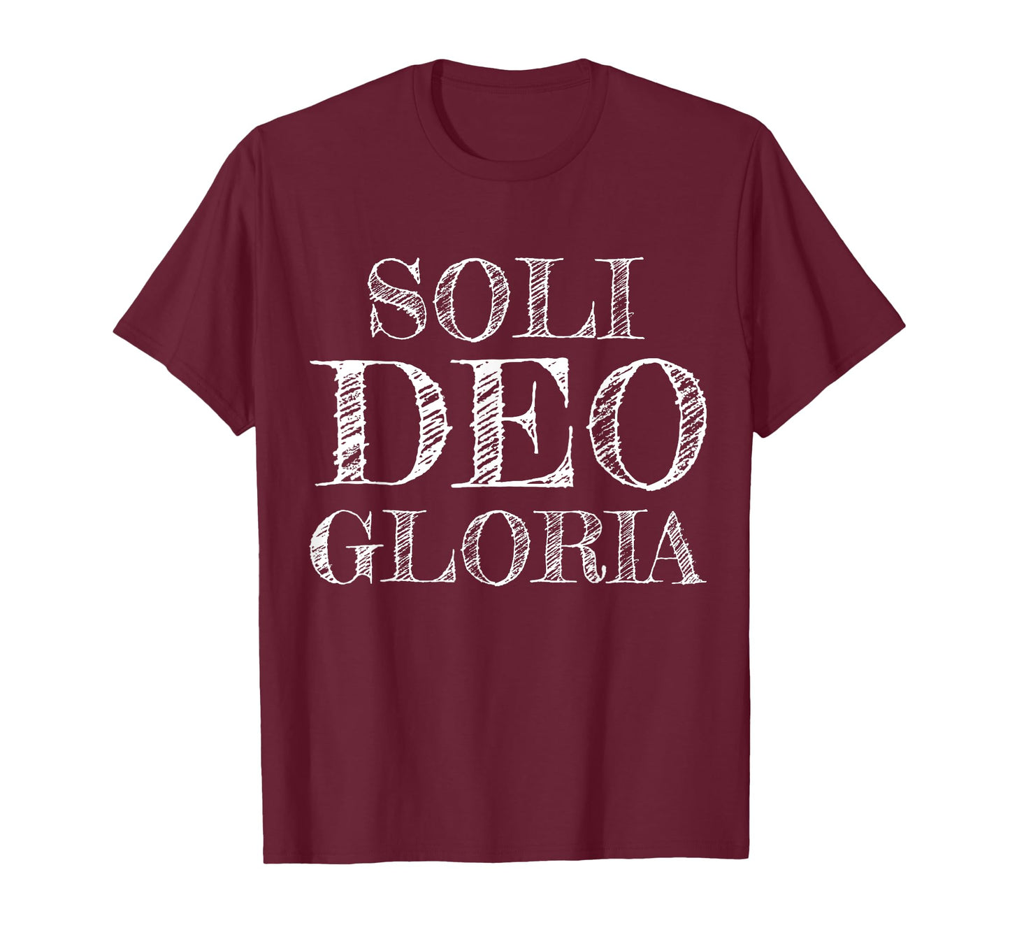 Soli Deo Gloria Five 5 Solas Christian Reformed T-Shirt