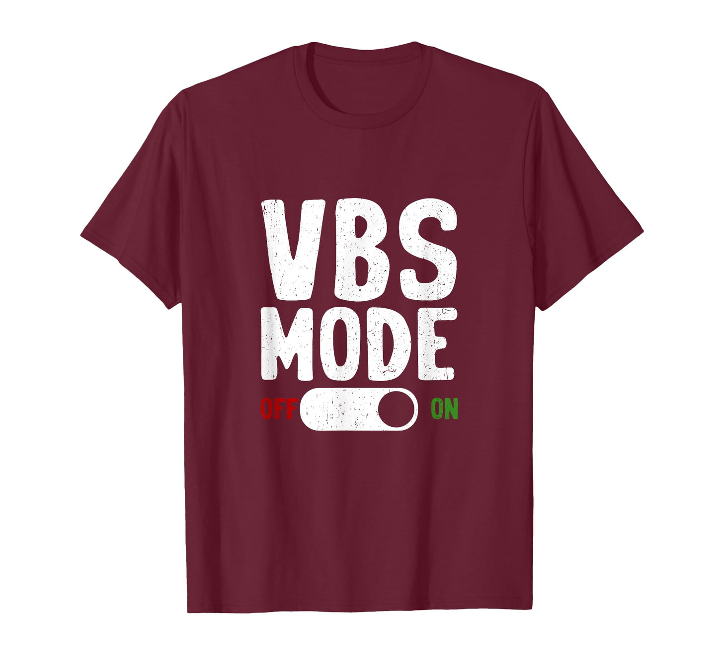 VBS Vacation Bible School Mode On Summer Christian Teacher T-Shirt