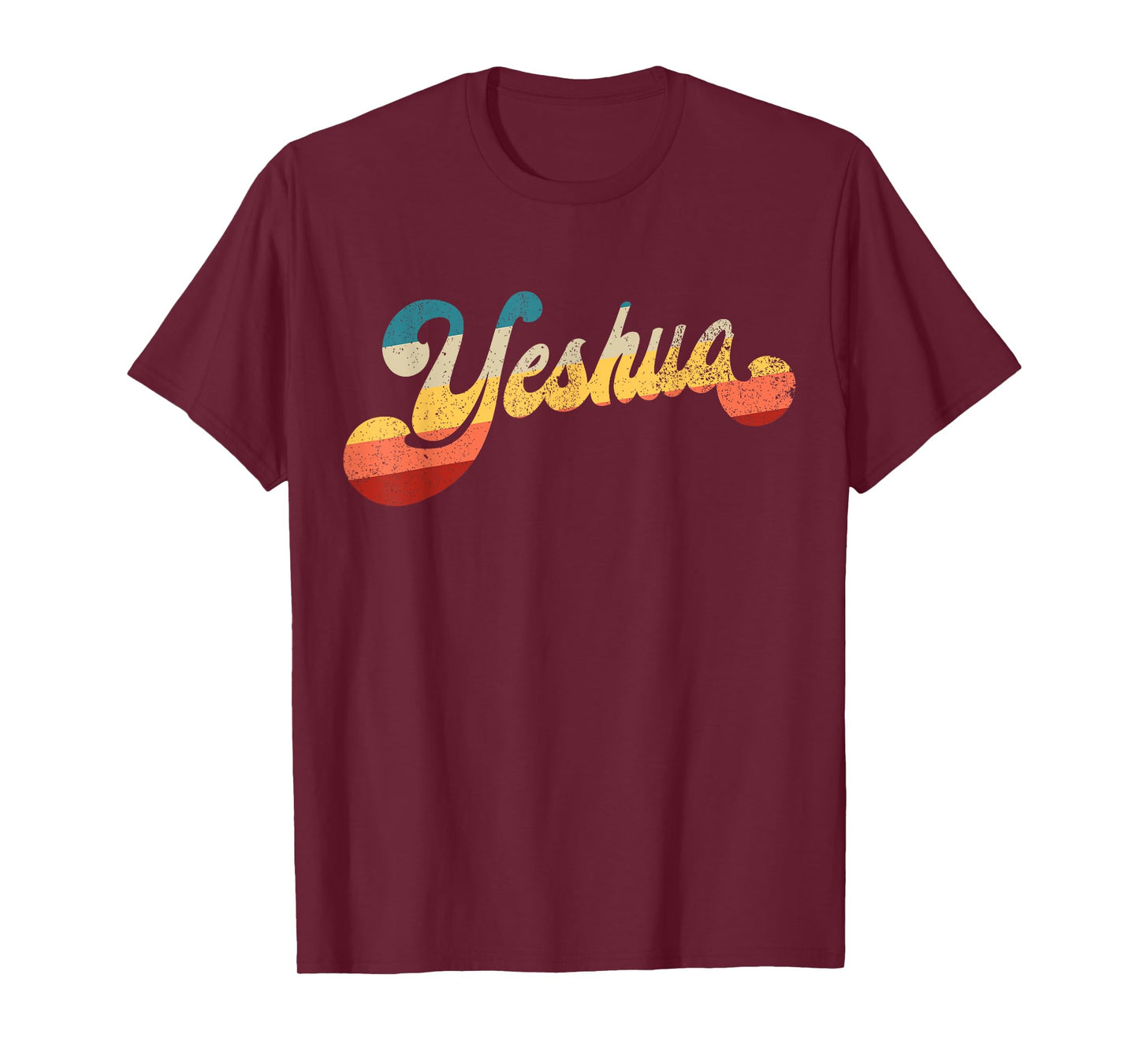 Yeshua Jesus in Hebrew Christian Faith Peace Retro Yeshua T-Shirt