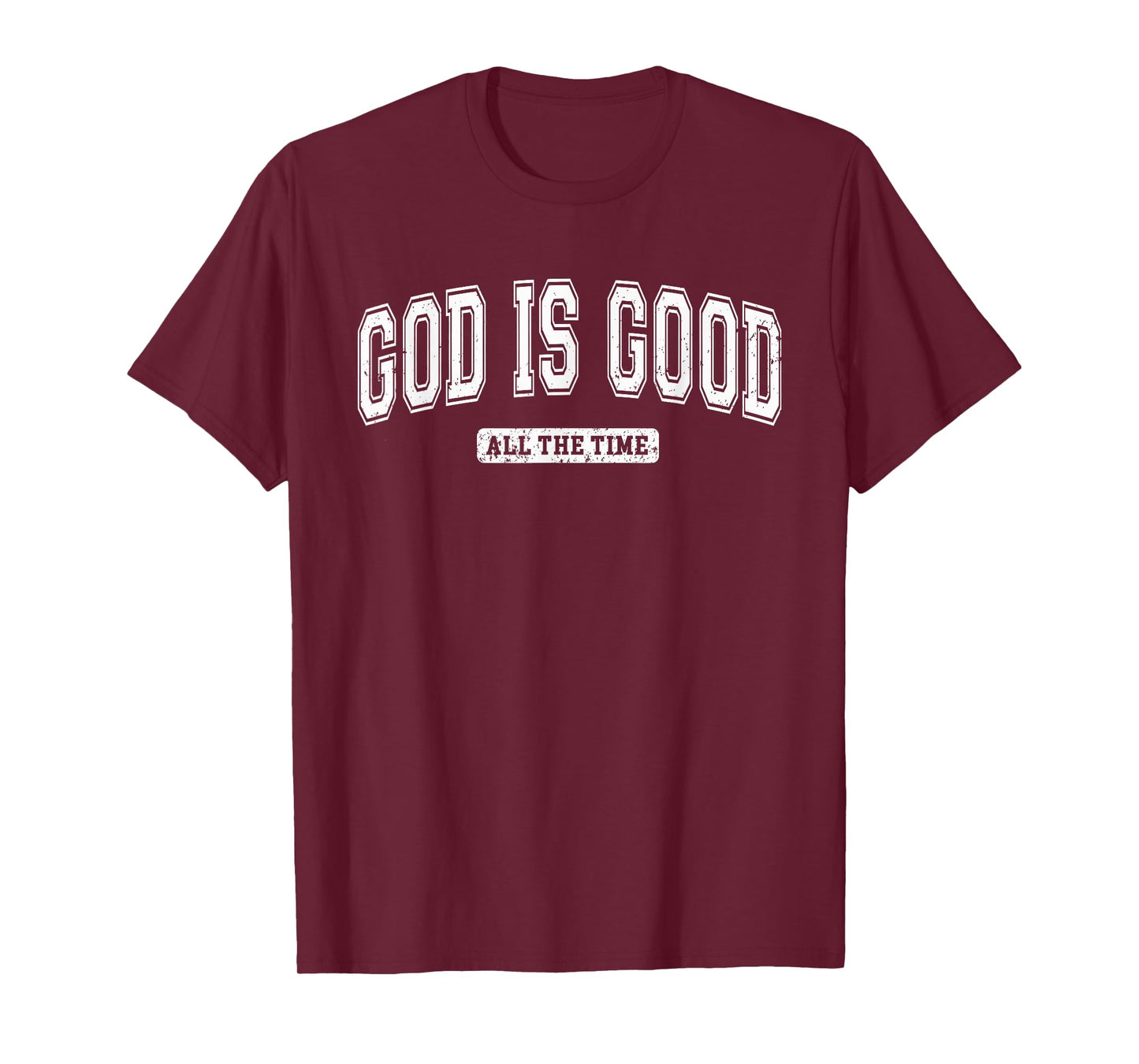 Vintage Retro Christian God Is Good All The Time Jesus T-Shirt