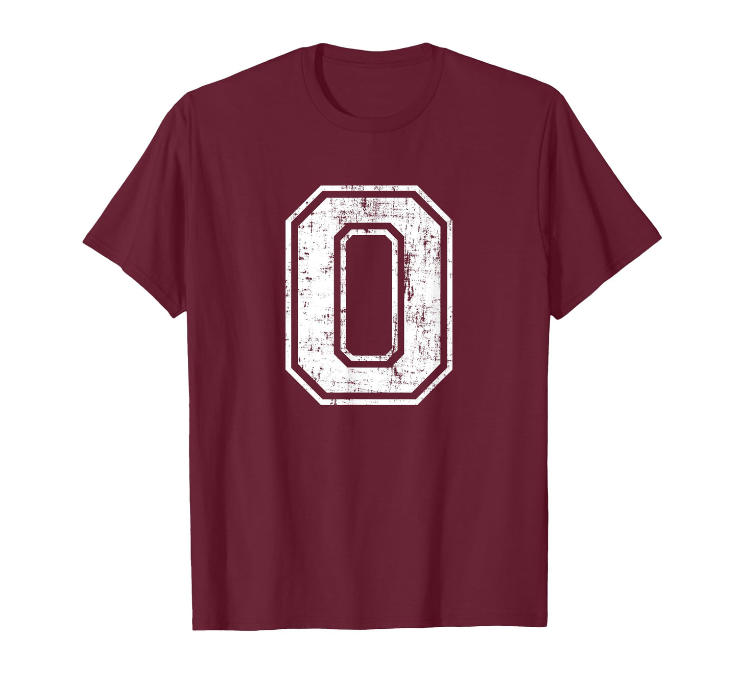 Letter O Uppercase Alphabet Initial School College Varsity T-Shirt