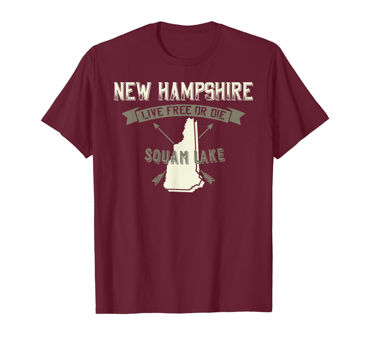 Vintage Squam Lake, New Hampshire T-Shirt T-Shirt