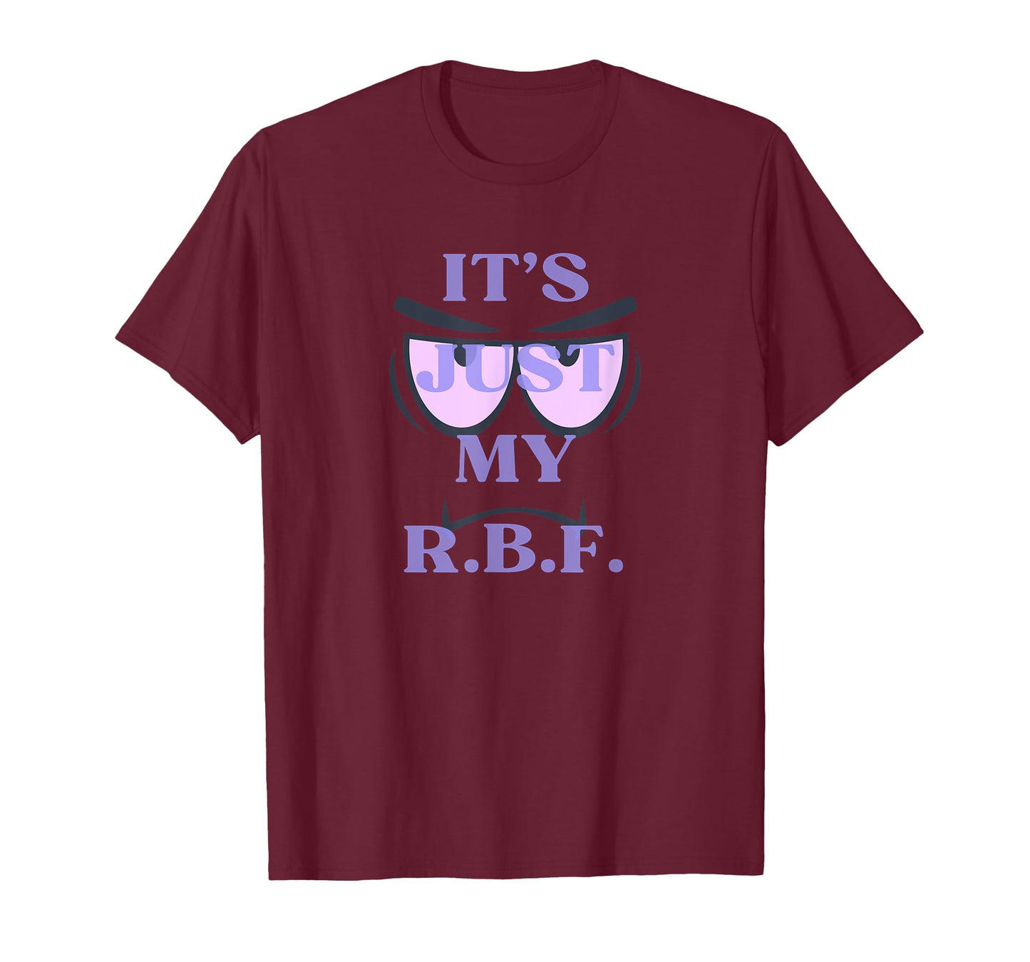 Mens Gym Pump Cover It's Just My RBF Resting Face T-Shirt