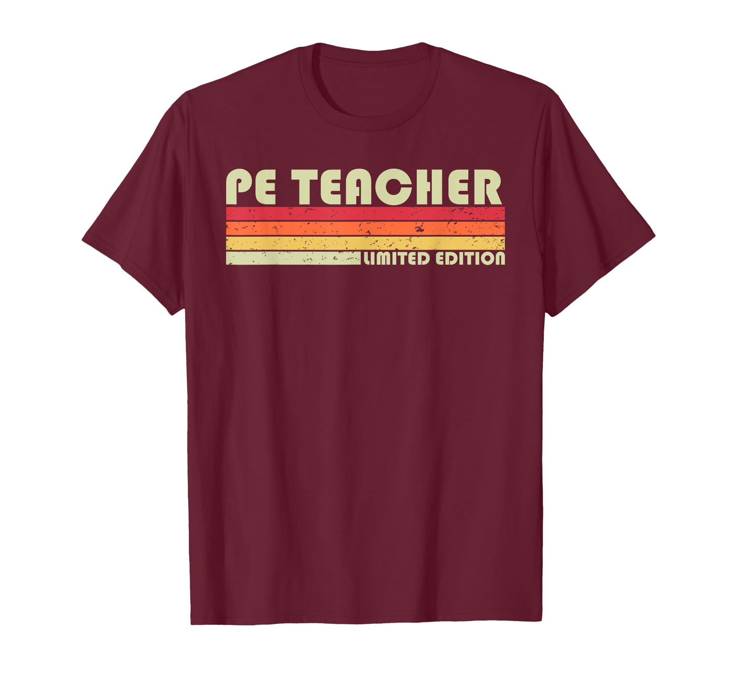 PE TEACHER Funny Job Title Profession Birthday Worker Idea T-Shirt