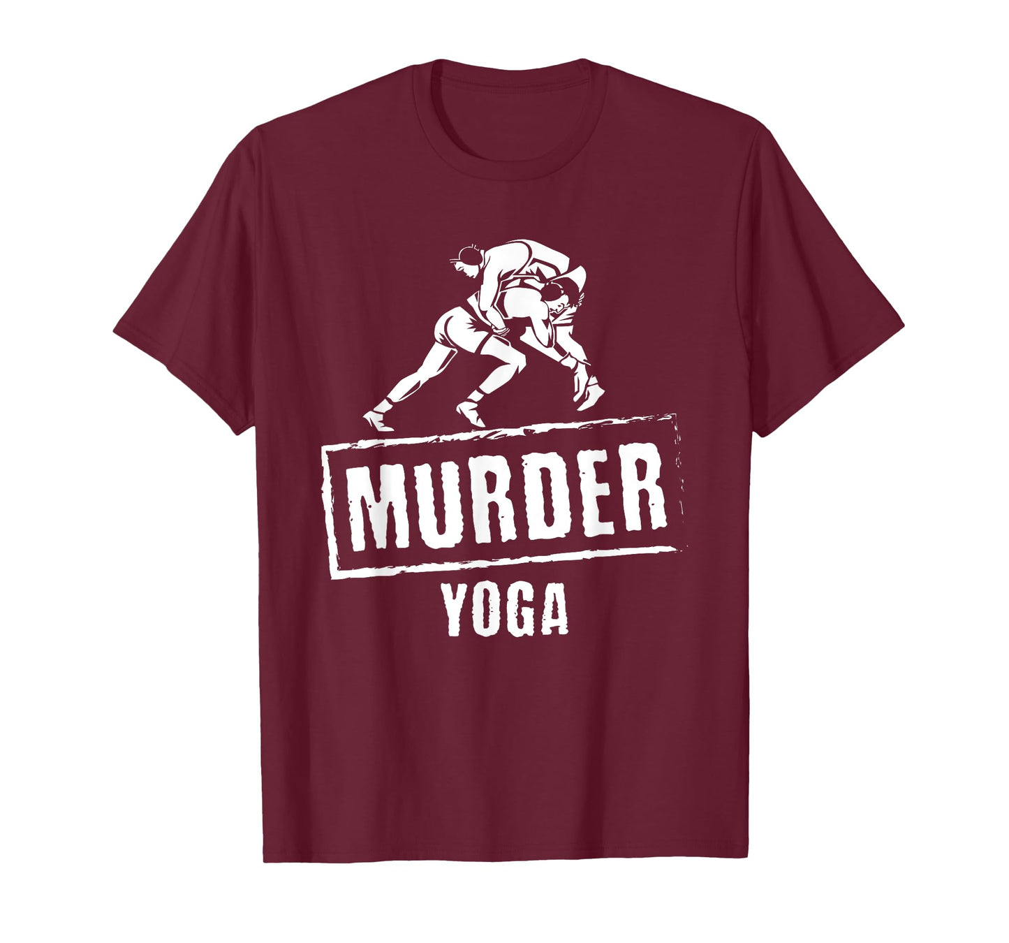 Funny Murder Yoga Fighter Wrestling Gear Wrestling Rules T-Shirt