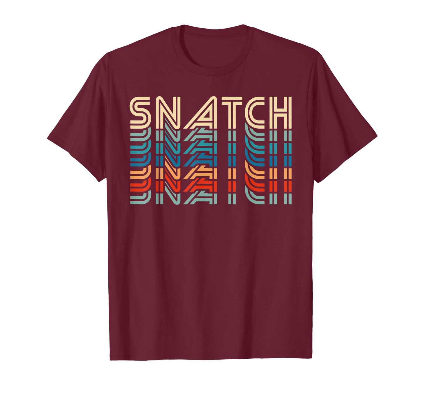 Snatch Retro Vintage Funny Fitness Workout Gym Exercise T-Shirt
