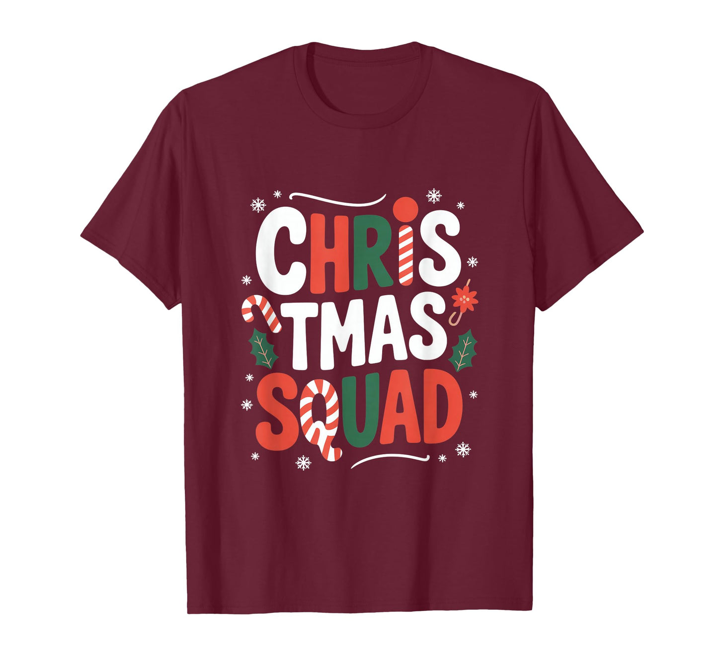 Christmas Squad Holiday Family Matching Party T-Shirt