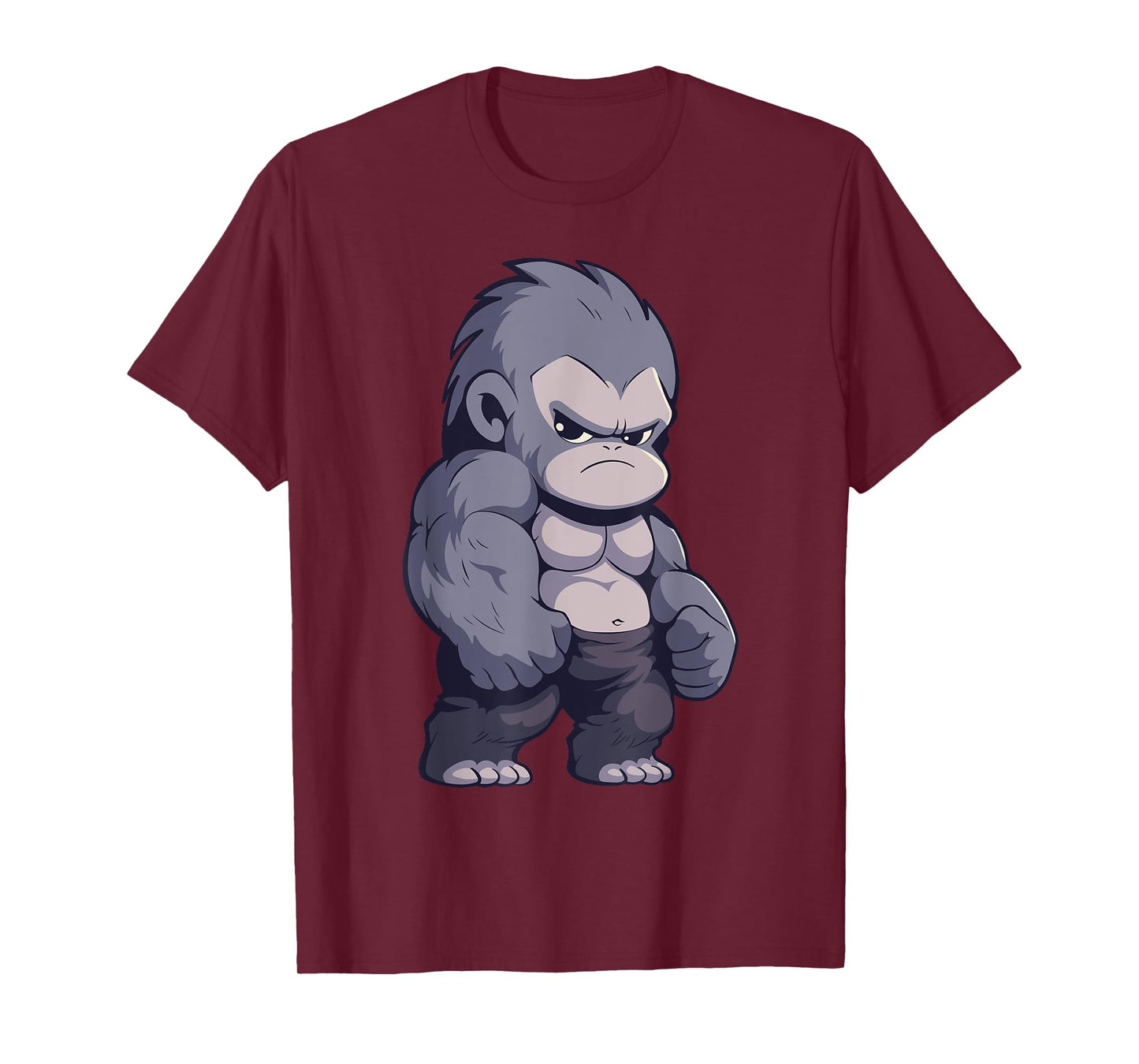 Buff Alpha Silverback Gorilla Ape Design Boxing Gorilla Gym T-Shirt