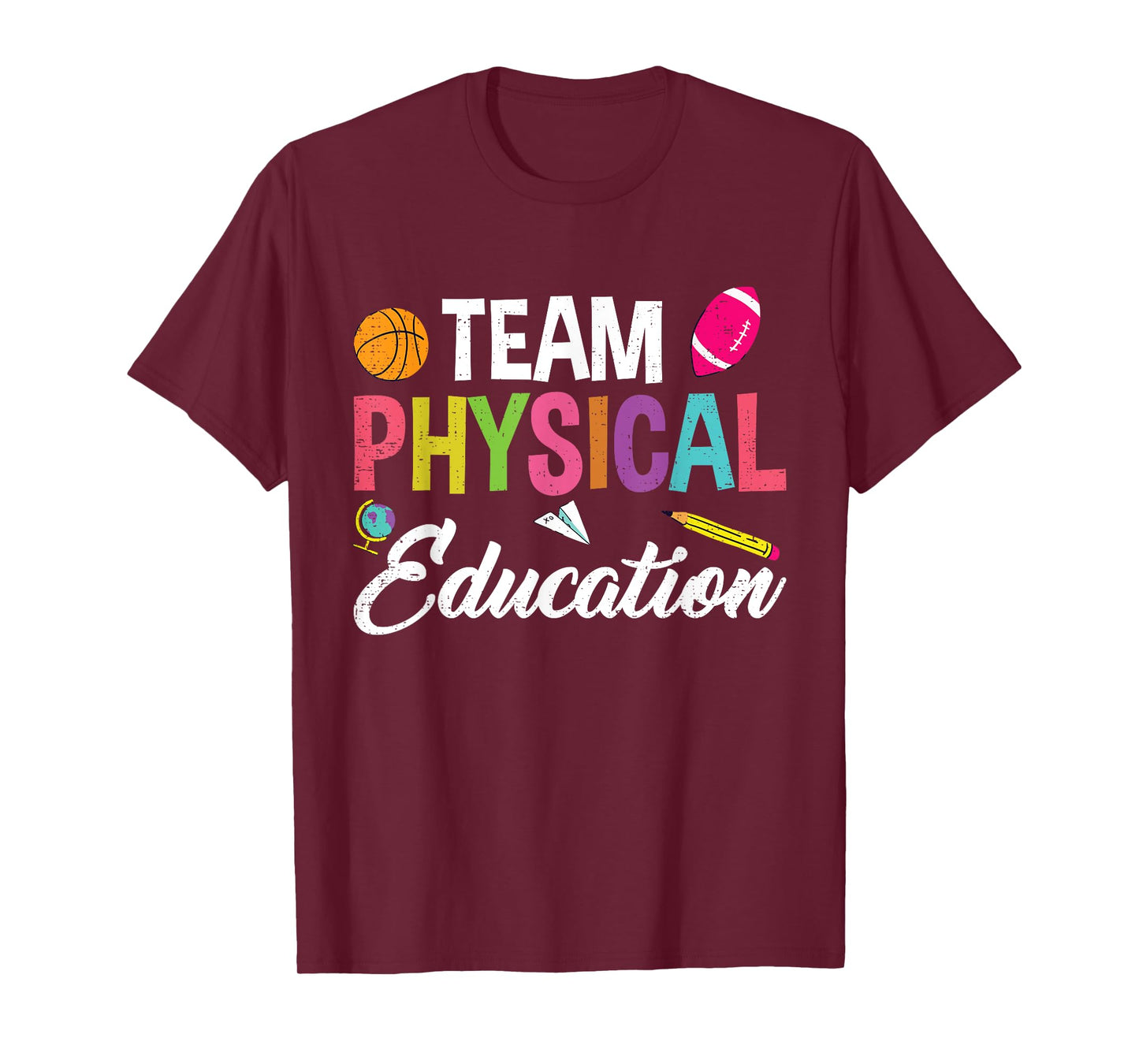 P.E. Team Physical Education School Fitness PE Teacher T-Shirt