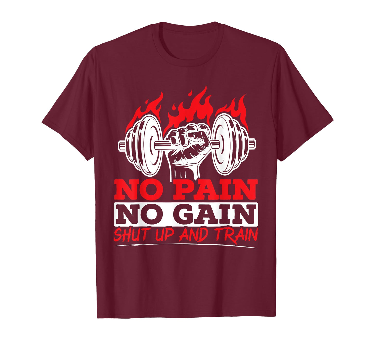 All Pain No Gains Gym Weightlifting Bodybuilding Fitness T-Shirt