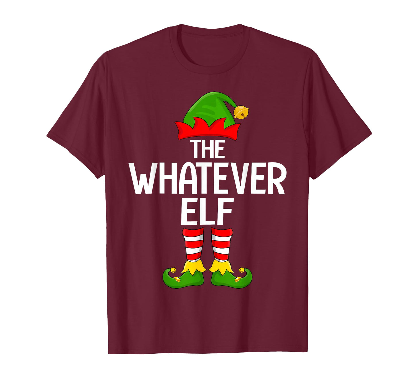 Whatever Elf Xmas Matching Family Elf Squad Christmas T-Shirt