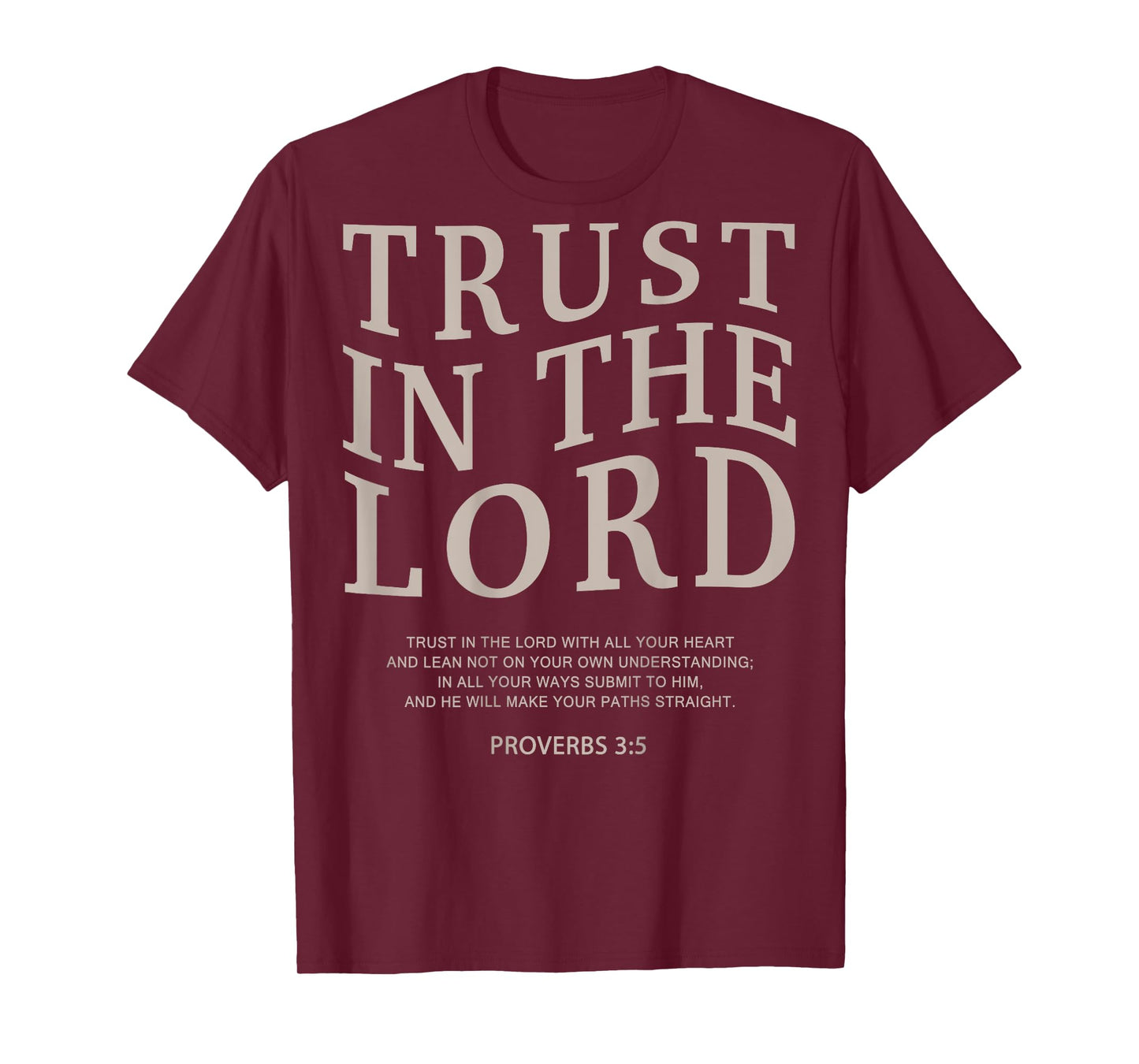 Trust The Lord Christian Men Good God Son Toddler Teen Girl T-Shirt