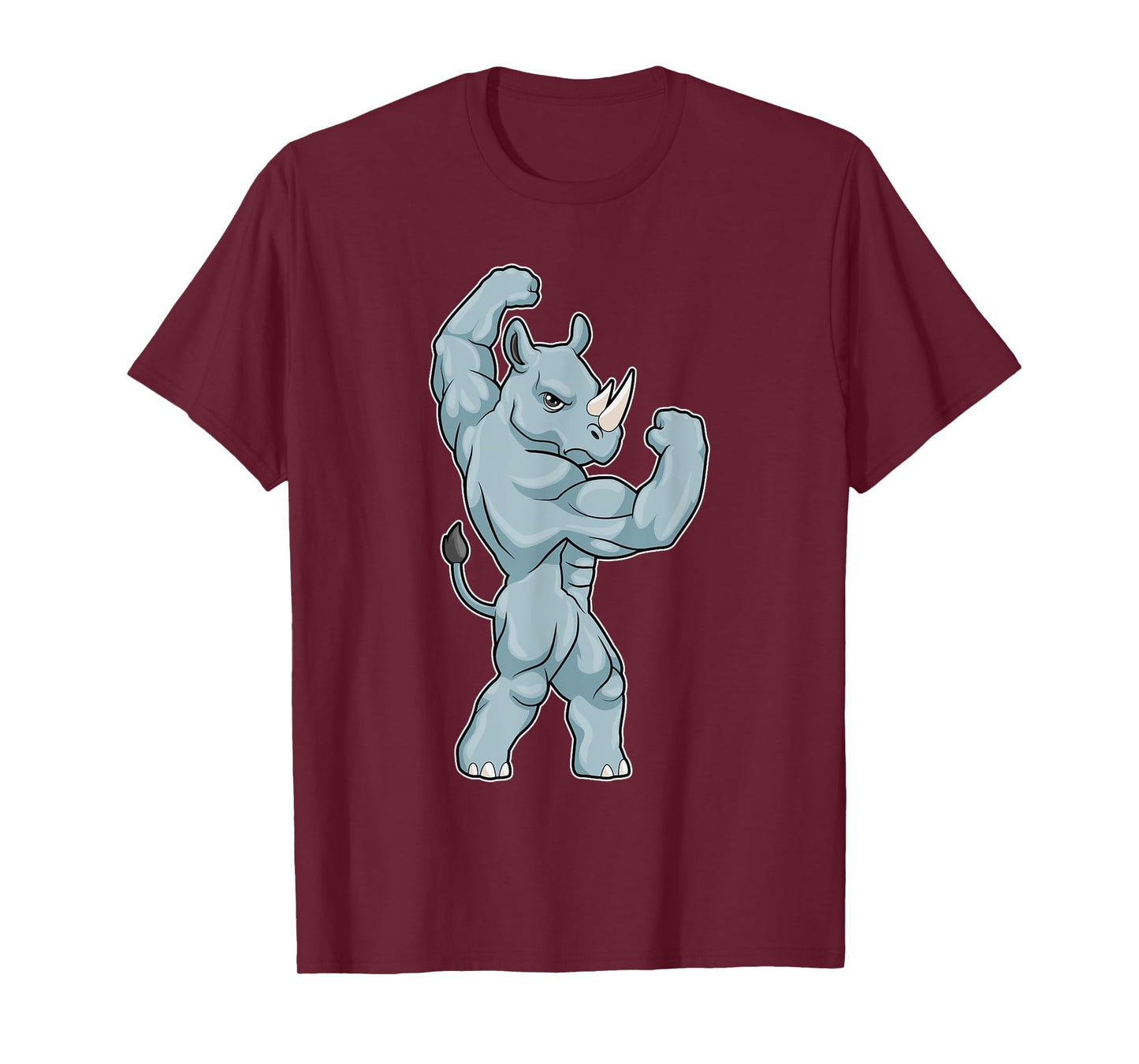 Rhino Bodybuilder Bodybuilding Sports T-Shirt