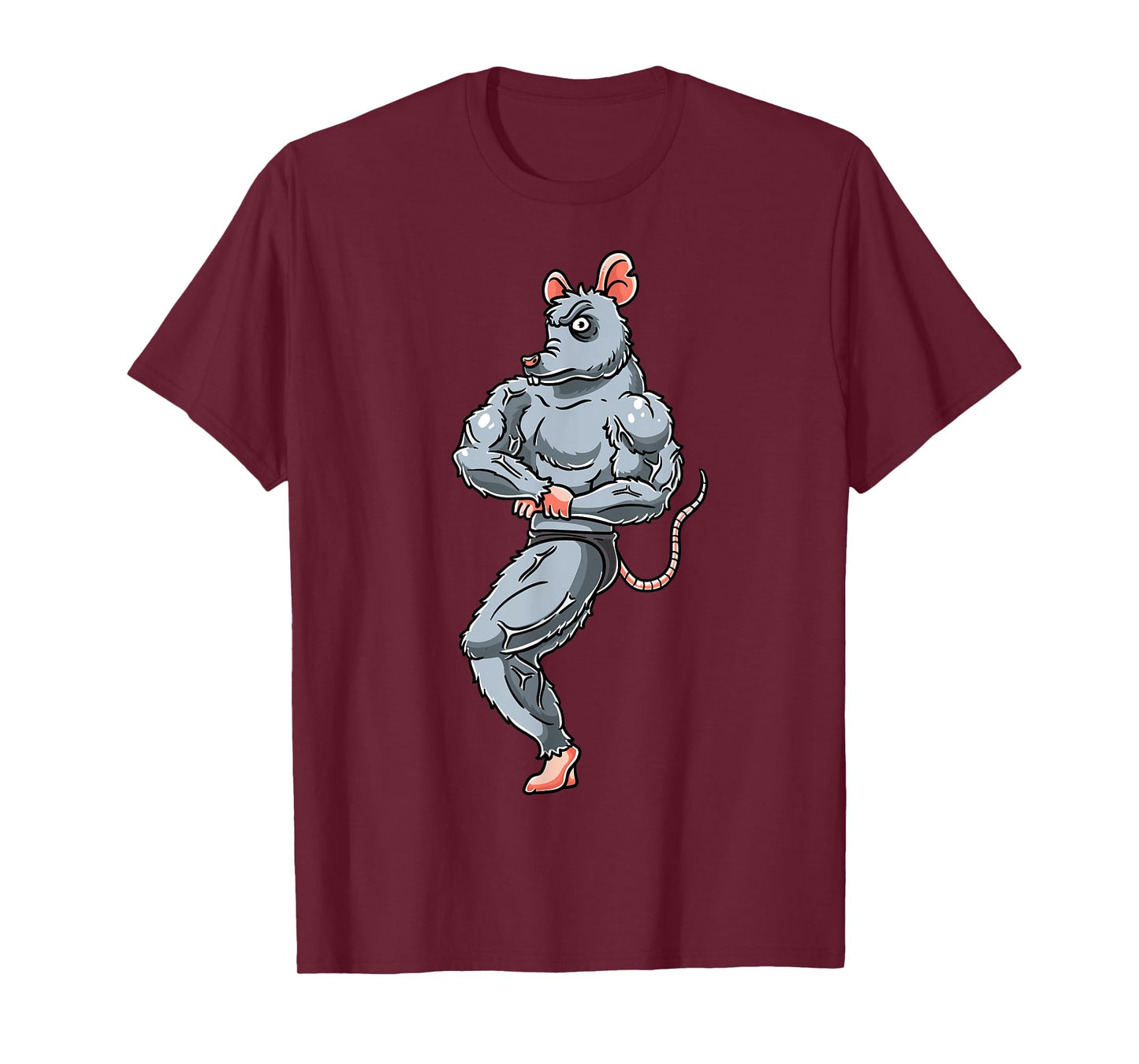 Rat Bodybuilding Fitness Gym Motivation Bodybuilder T-Shirt