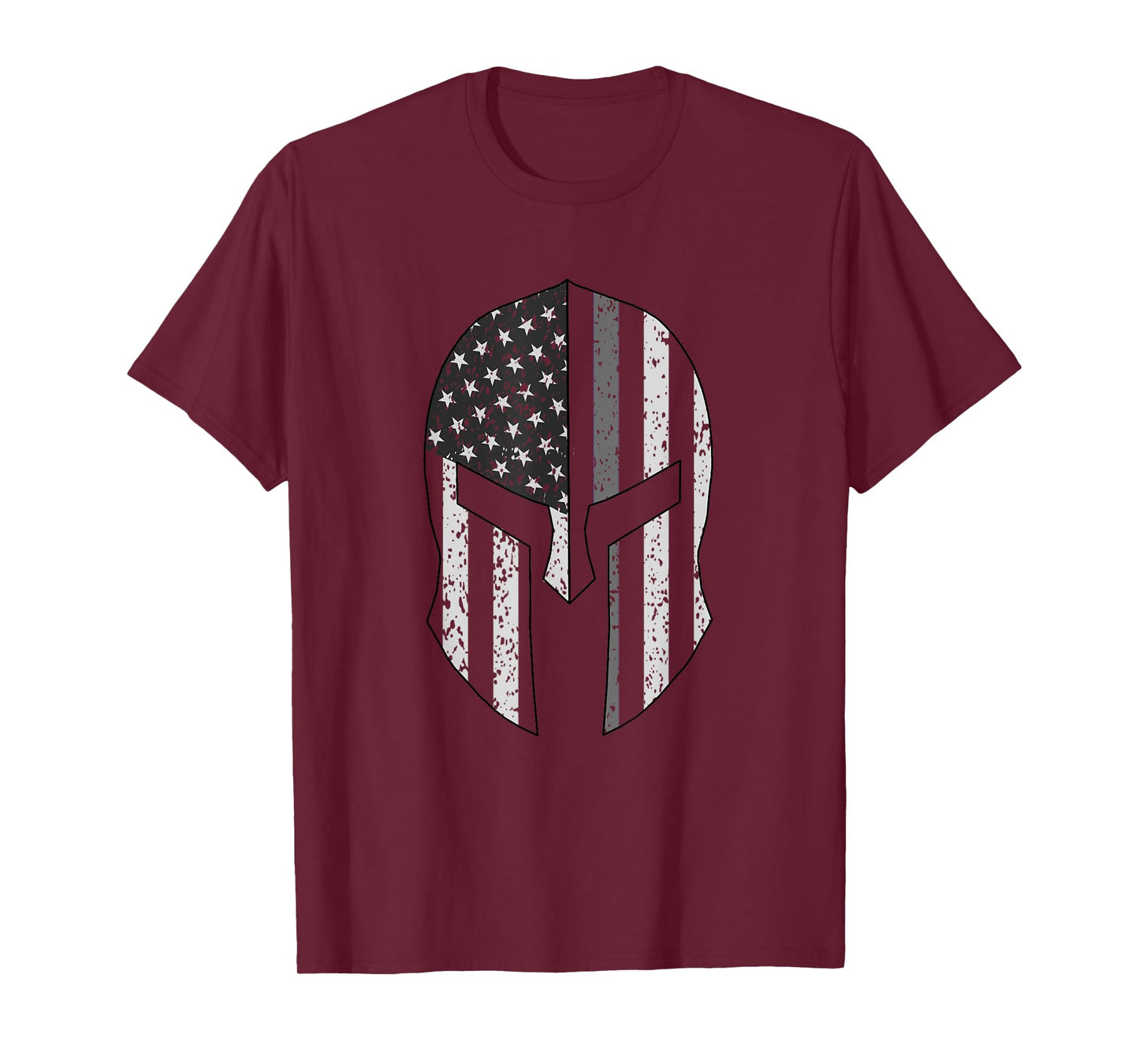 American Flag Warrior Helmet Corrections Officer T-Shirt T-Shirt