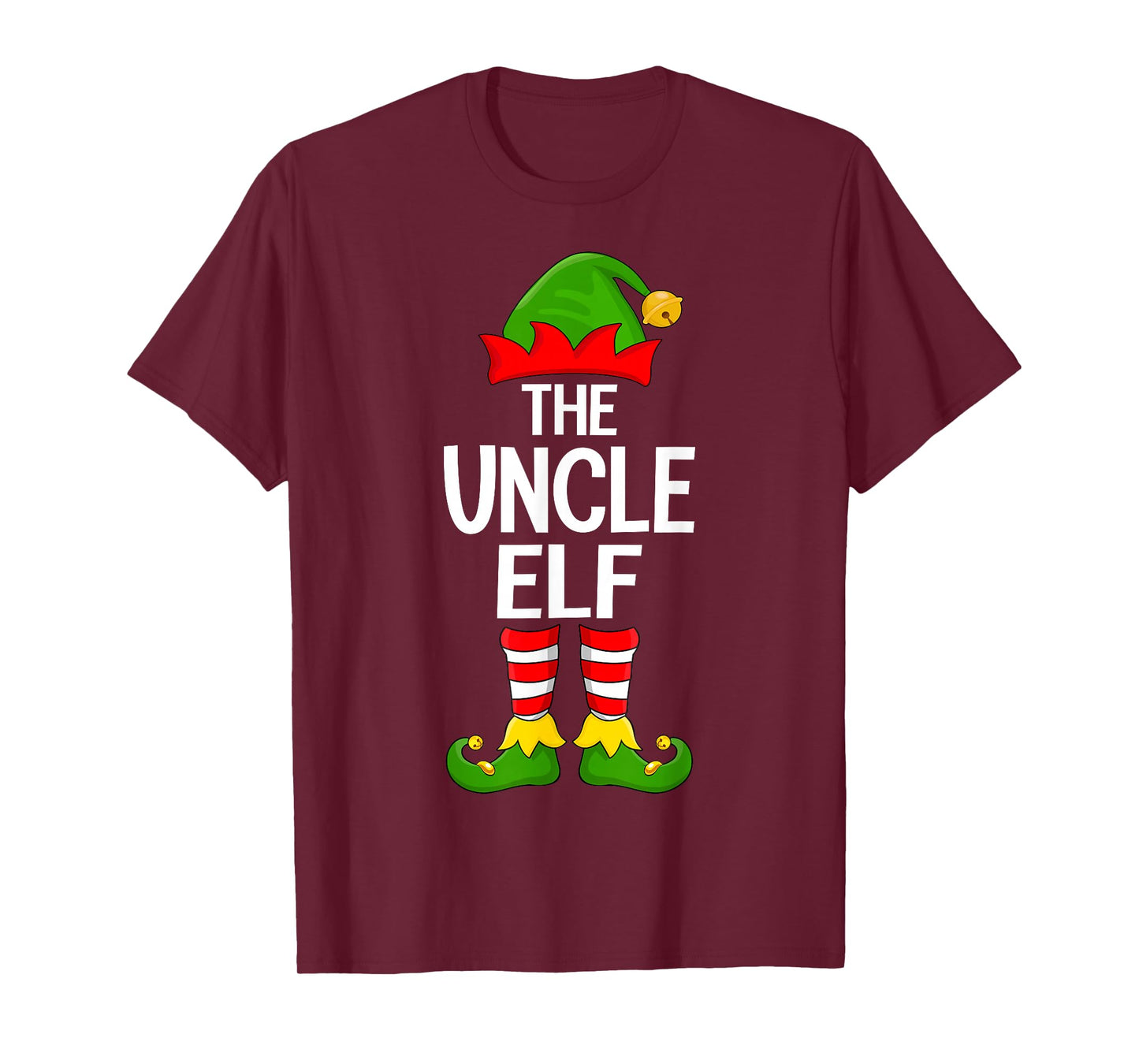Uncle Elf Xmas Matching Family Elf Squad Christmas T-Shirt