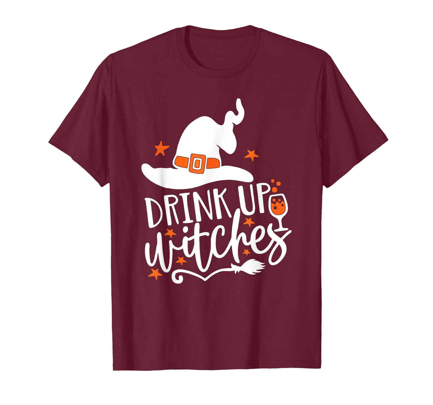 Halloween Drink Up Witches Funny Witch Costume Party Women T-Shirt