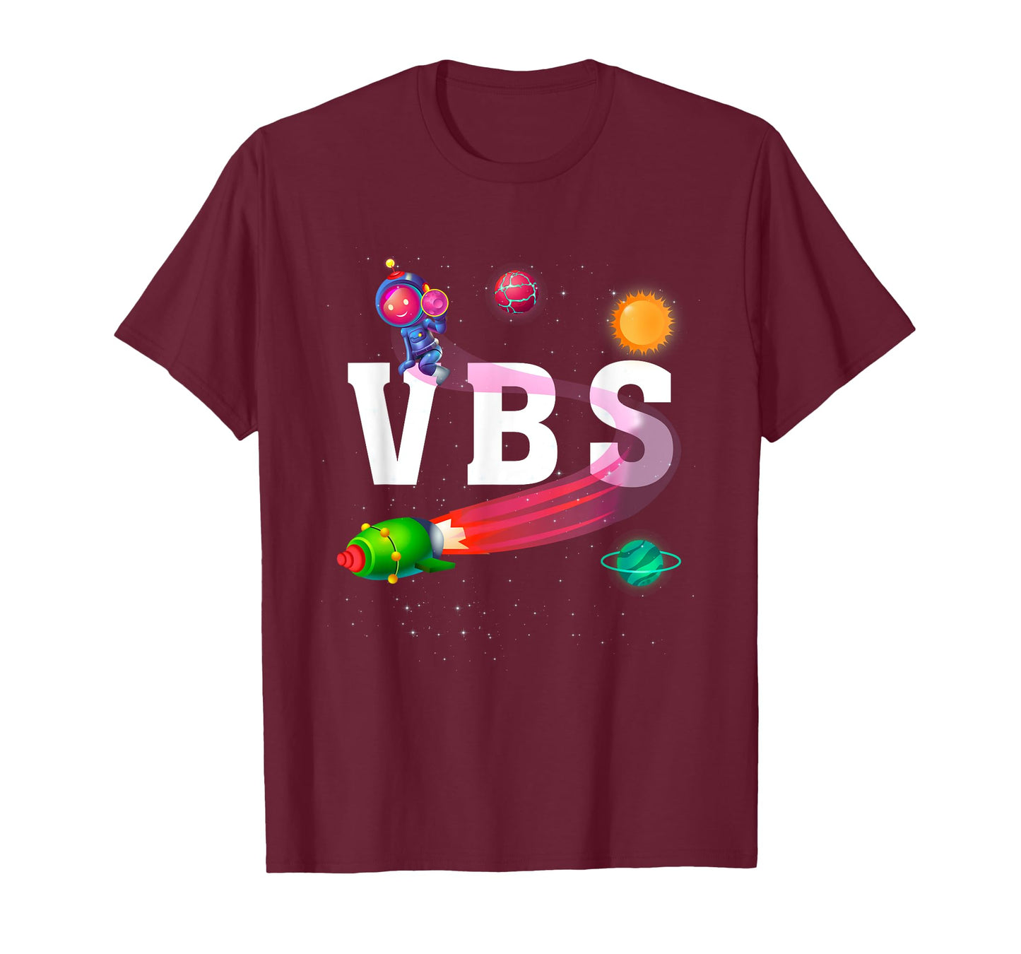 Kids VBS Crew Vacation Bible School Space Astronaut T-Shirt