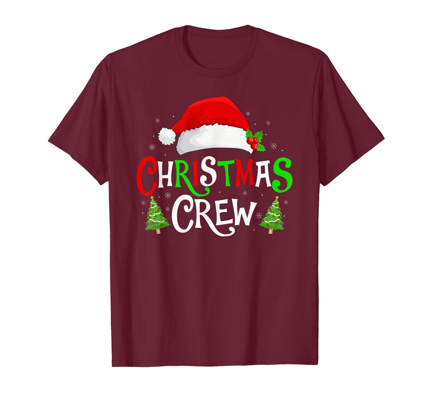 Matching Family Xmas Santa Squad Christmas Crew Pajamas T-Shirt