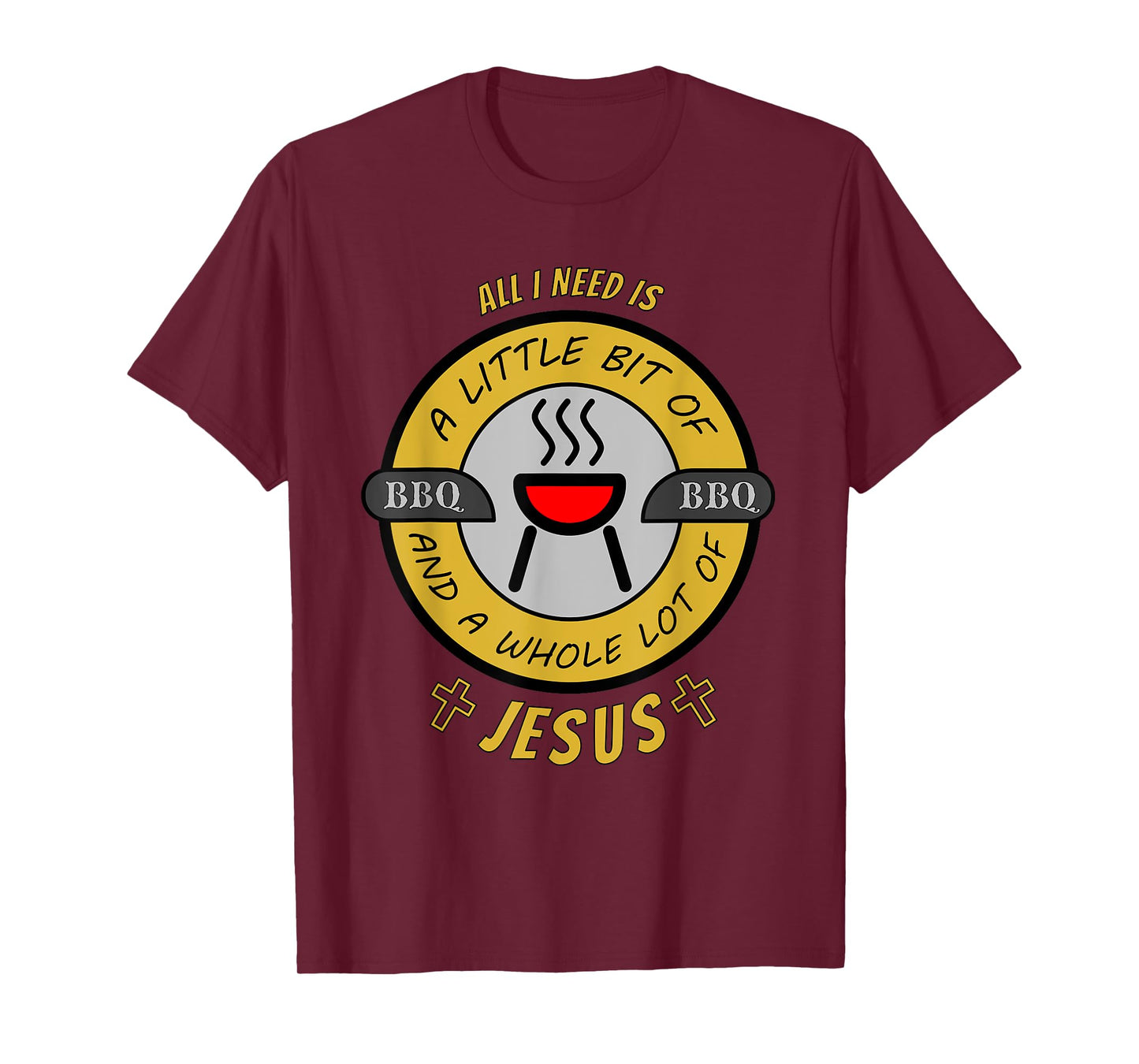 WHOLE LOT OF JESUS SUMMER BBQ CHEF CHURCH PARTY FUN COOKING T-Shirt
