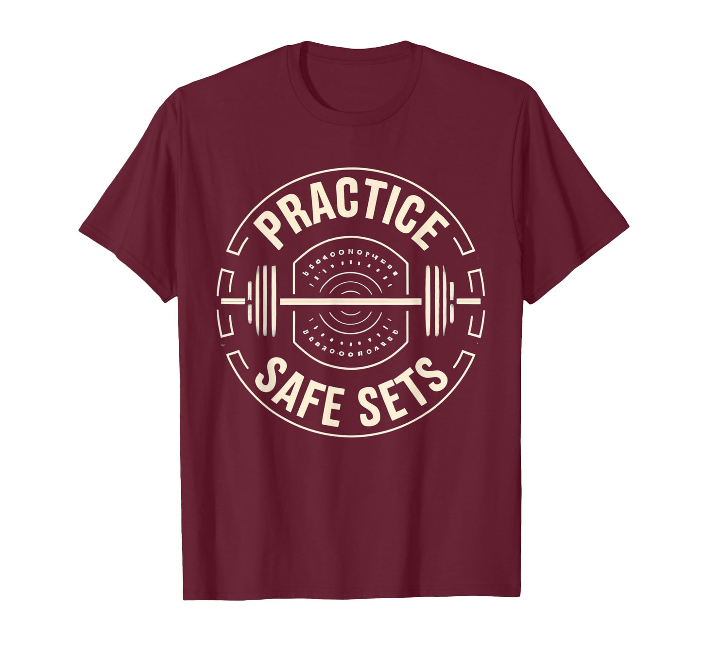 Practice Safe Sets Gym Workout Meme Fitness Lifting Joke T-Shirt