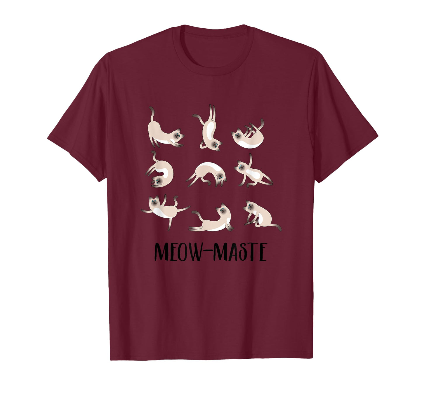 Cat Yoga Shirt -- Funny Cat Lover Yoga Poses T Shirt Men Women Girls Kids T-Shirt