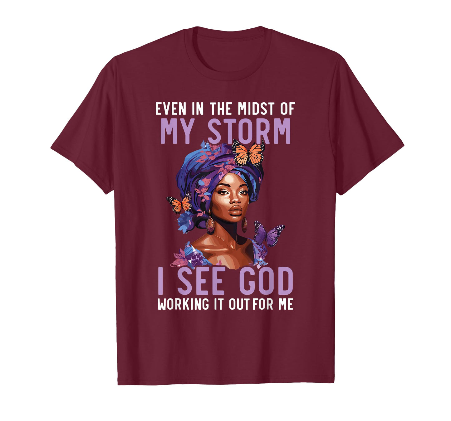 African Christian Afro American Black Pride Christianity T-Shirt