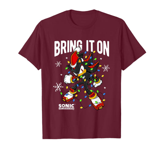 Sonic The Hedgehog Christmas Bring It On Tangled Shadow T-Shirt