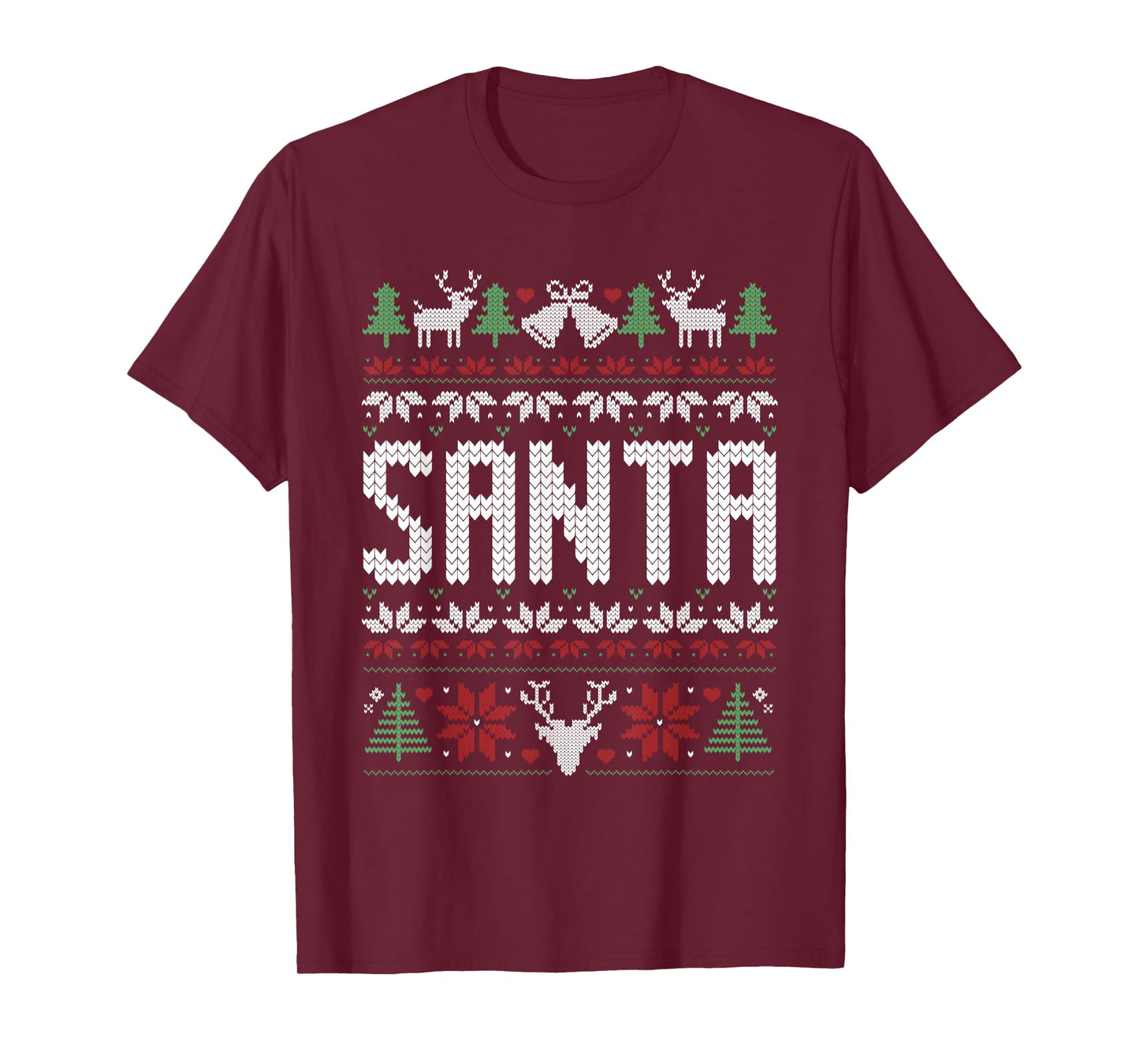 Santa I'm So Good Santa Came Twice Matching Couple Ugly Xmas T-Shirt
