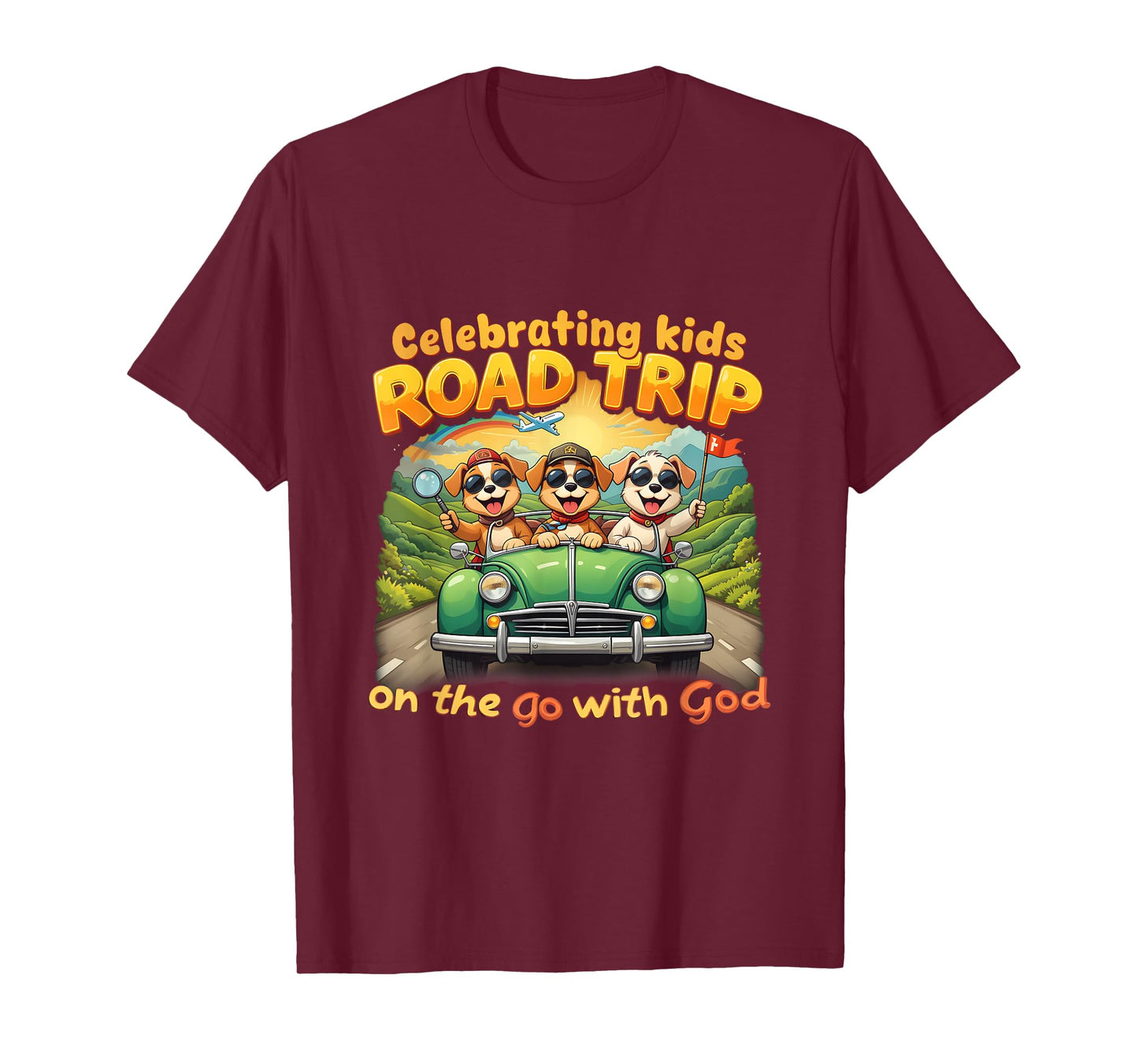 Kids On The Go Christian VBS 2025 Road Trip Celebrating T-Shirt