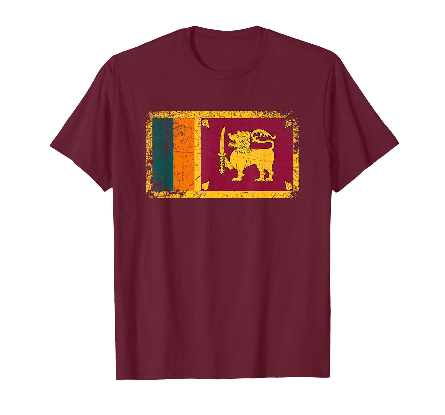 Vintage Made In SRI LANKA SRI LANKAN Flag Gift T-Shirt