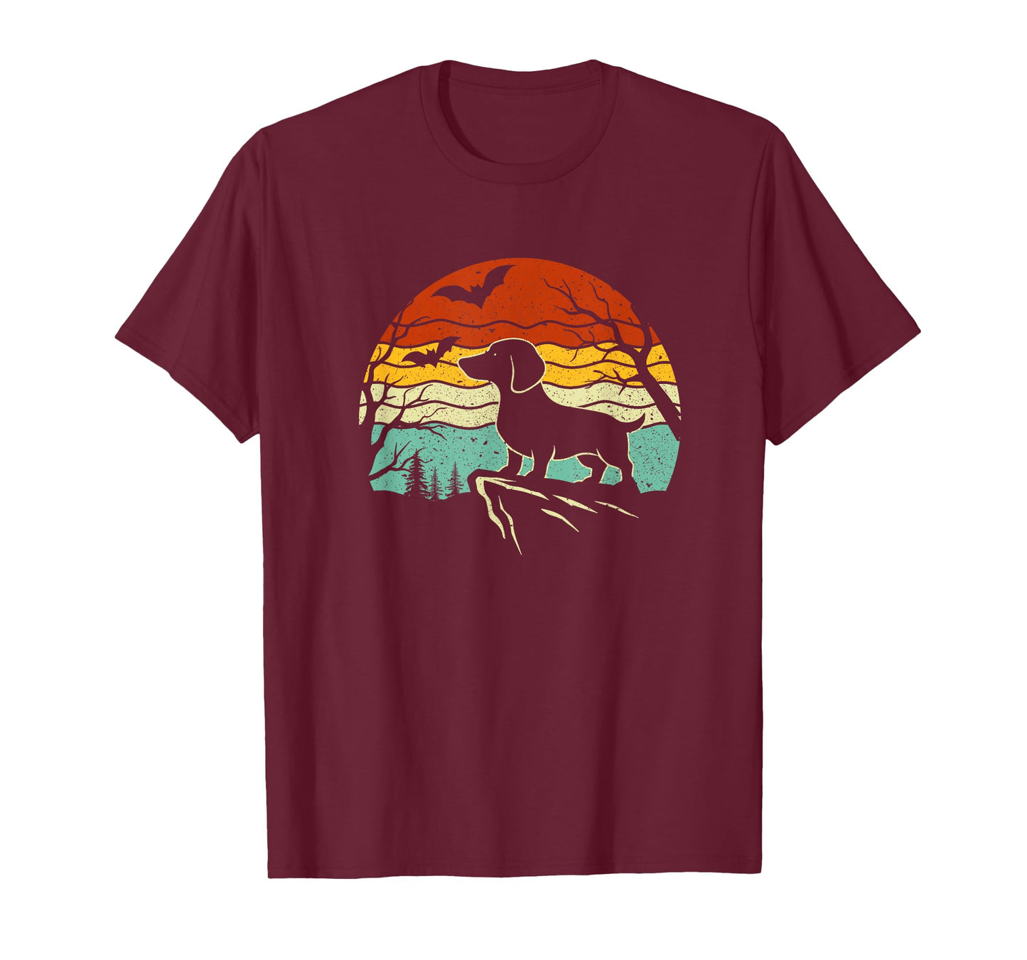 Halloween Dachshund Weenie Wiener Moonshine Sausage Dog T-Shirt