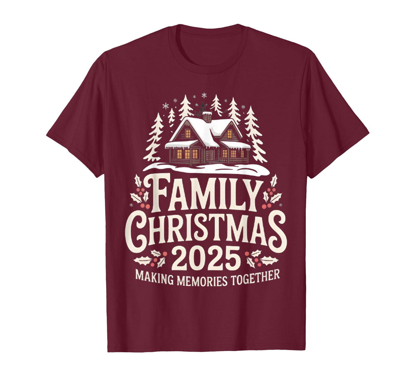 Family Christmas 2025 Matching Squad Santa Elf Funny Xmas T-Shirt