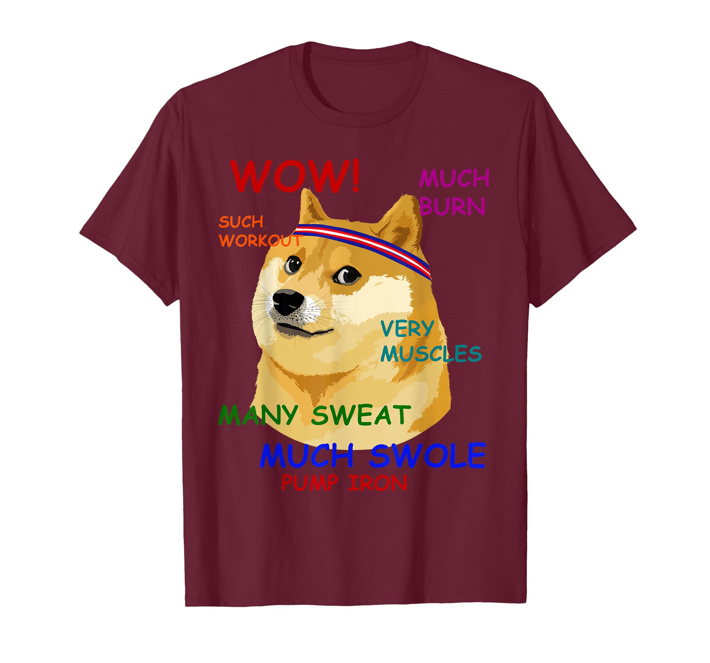 Very Fitness Doge T-shirt Wow! T-Shirt