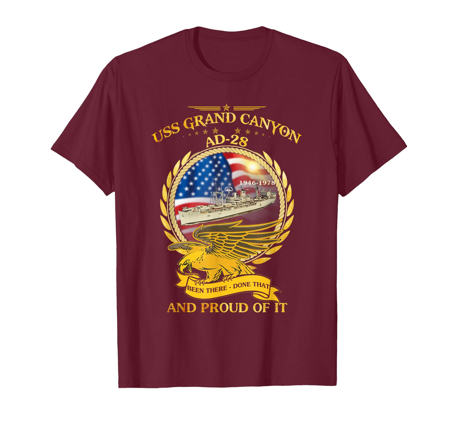 USS Grand Canyon (AD-28) 1946-1978 T-Shirt