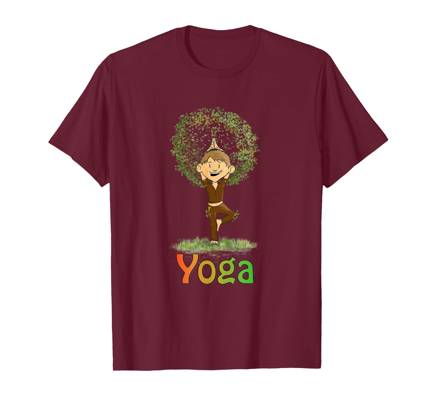 Kids Toddler Yoga Yogini The Tree Vrikshasana T-Shirt