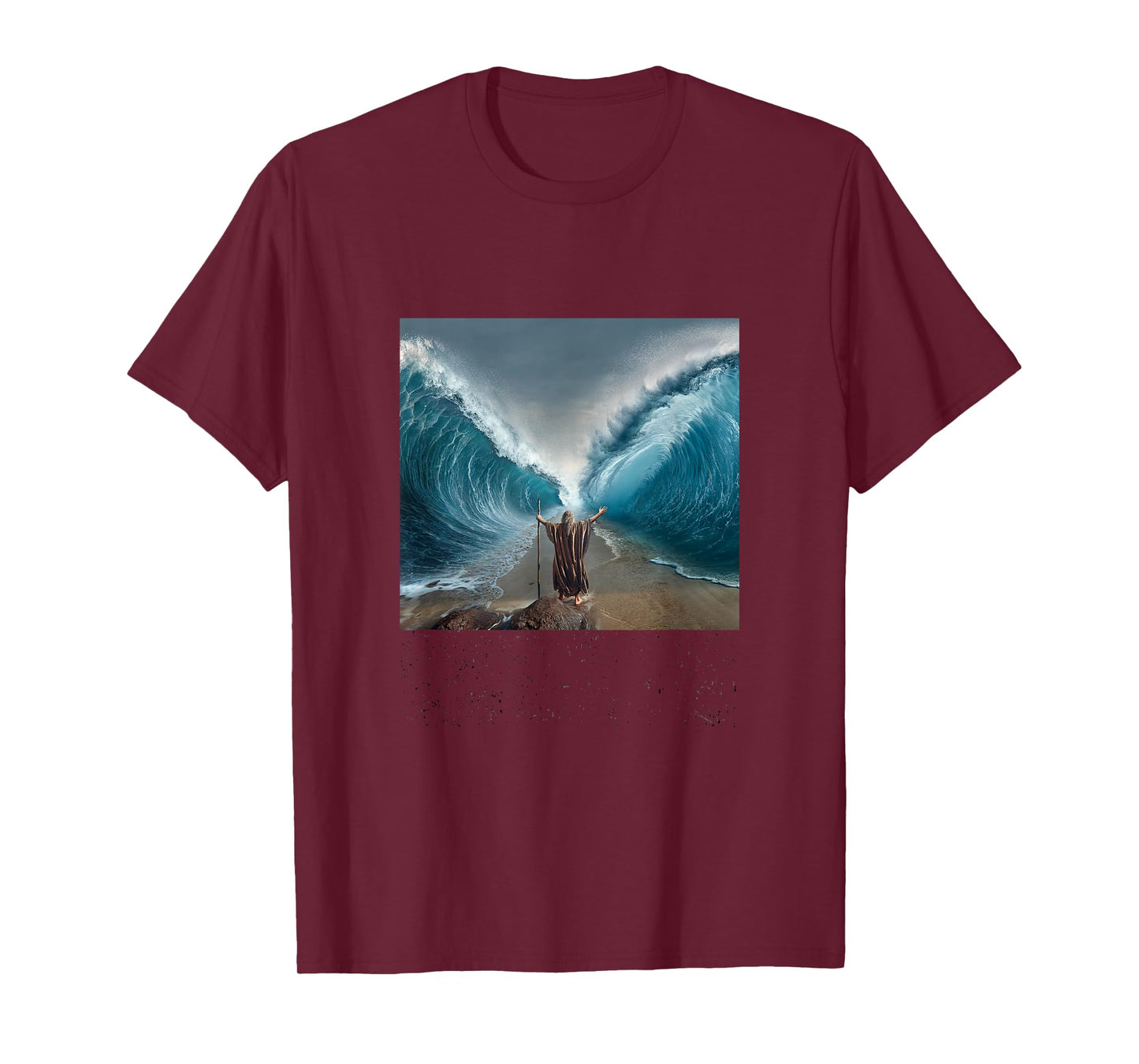 Moses Splitting Red Sea Religious Art History T-Shirt