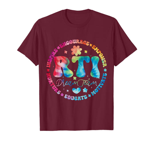 Groovy RTI Dream Team T Response Intervention Squad T-Shirt