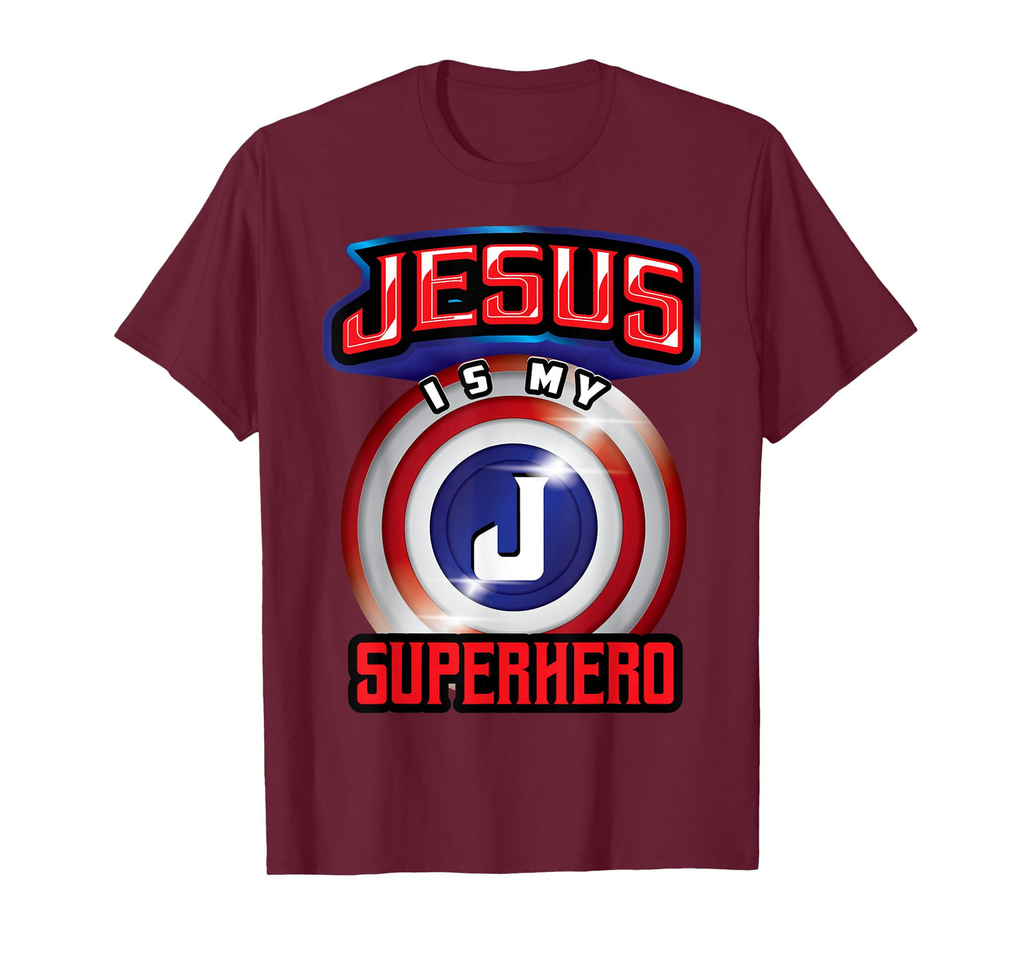 Jesus Is My Superhero | Cute Powerful Christian Gift T-Shirt