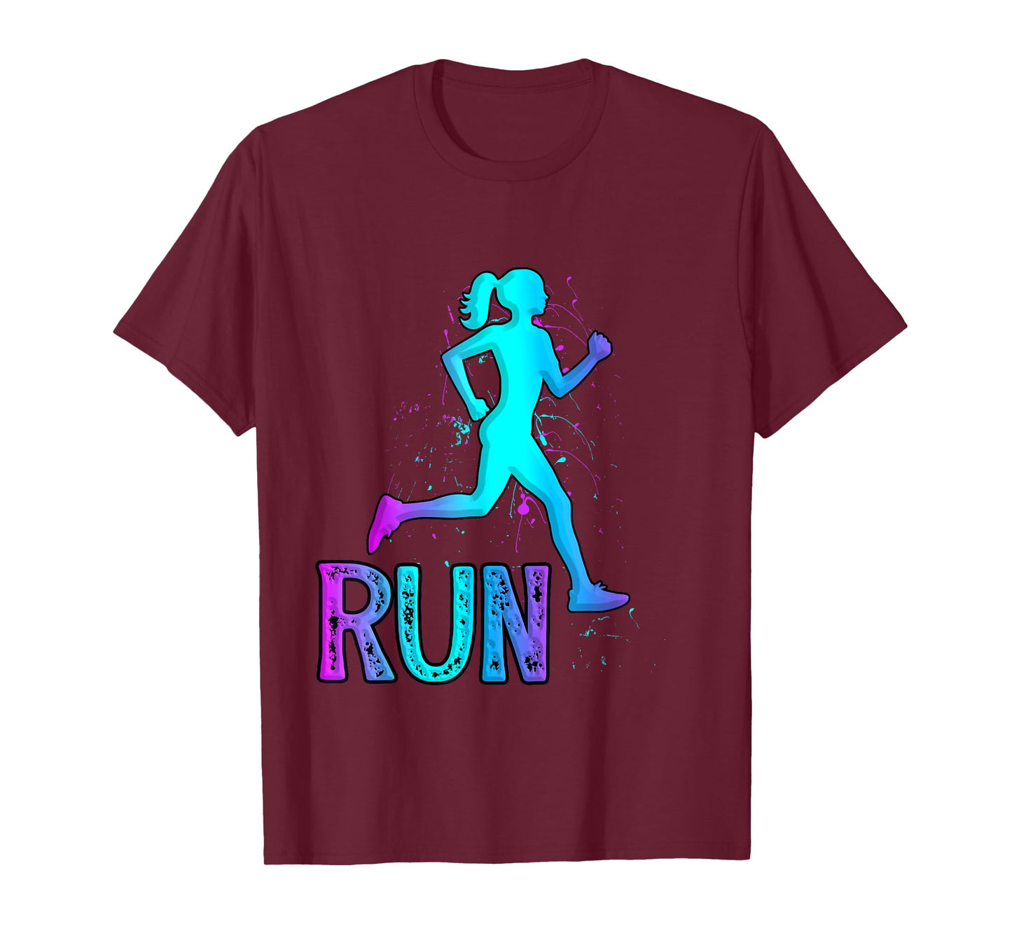 Running Girl for girls runners T-Shirt