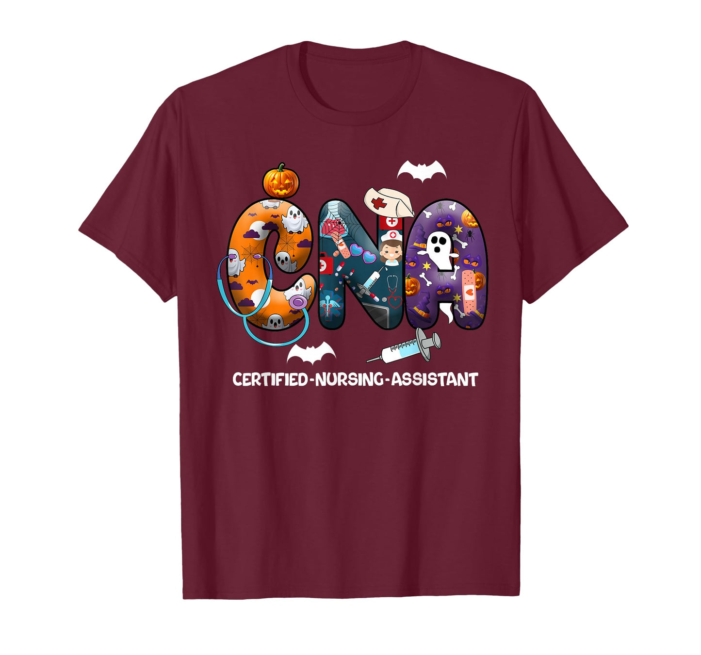 CNA Halloween Certified Nursing Assistant Nurse Halloween T-Shirt