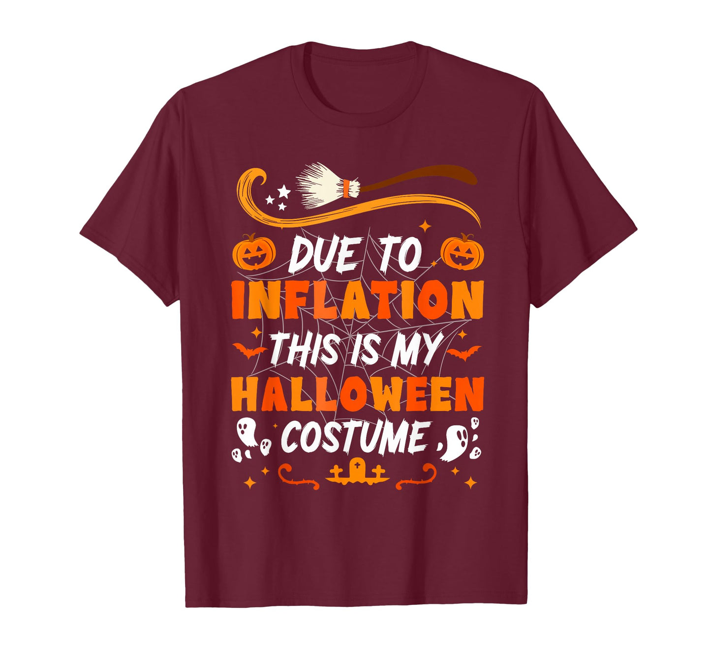 Pumpkin Halloween Costume Men Women Funny Halloween 2025 T-Shirt