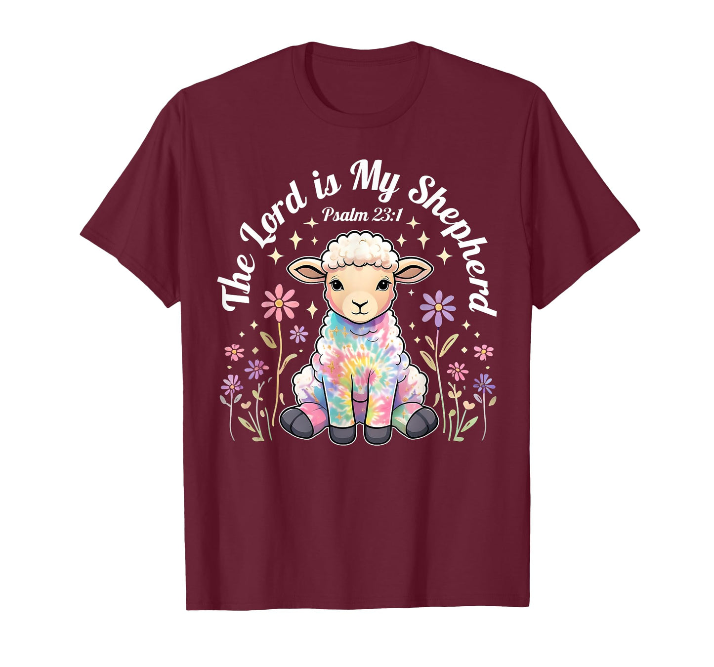 The Lord Is My Shepherd Easter Christian Faith Bible Verse T-Shirt