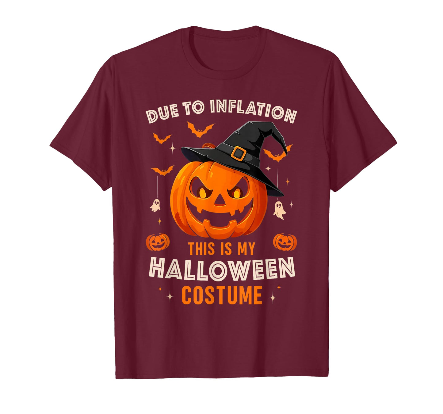 Pumpkin Halloween Costume Men Women Funny Halloween 2025 T-Shirt