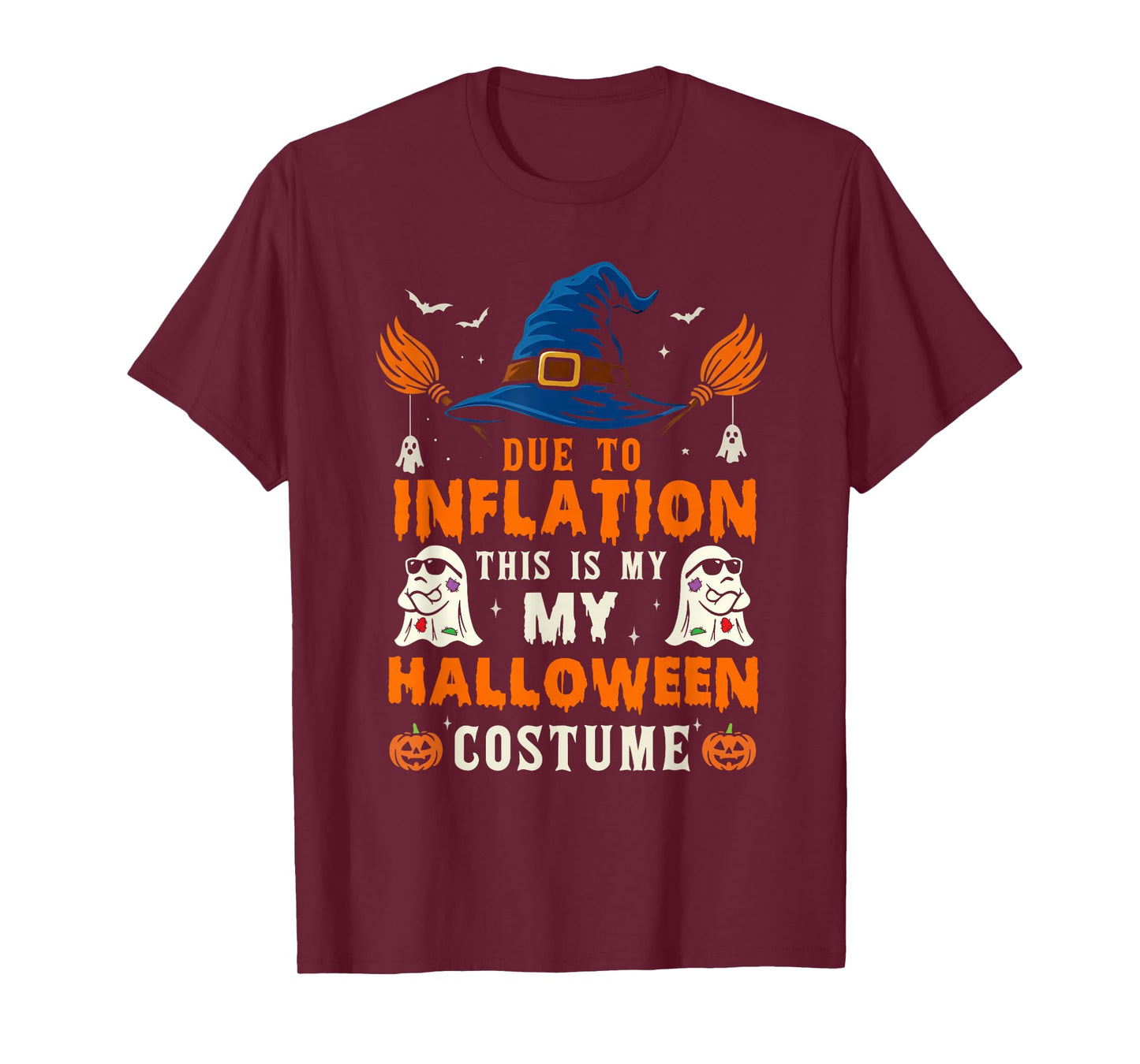 Pumpkin Halloween Costume Men Women Funny Halloween 2025 T-Shirt