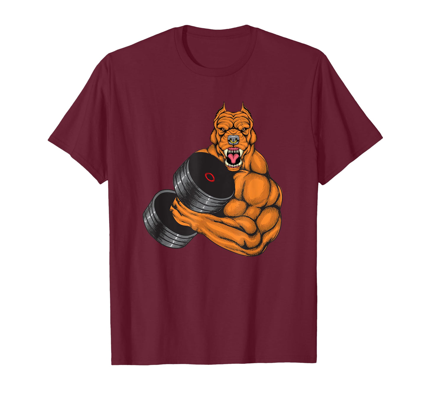 Pit Bull Gym Fitness - Weightlifting Deadlift Bodybuilding T-Shirt